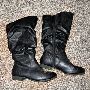Black boots